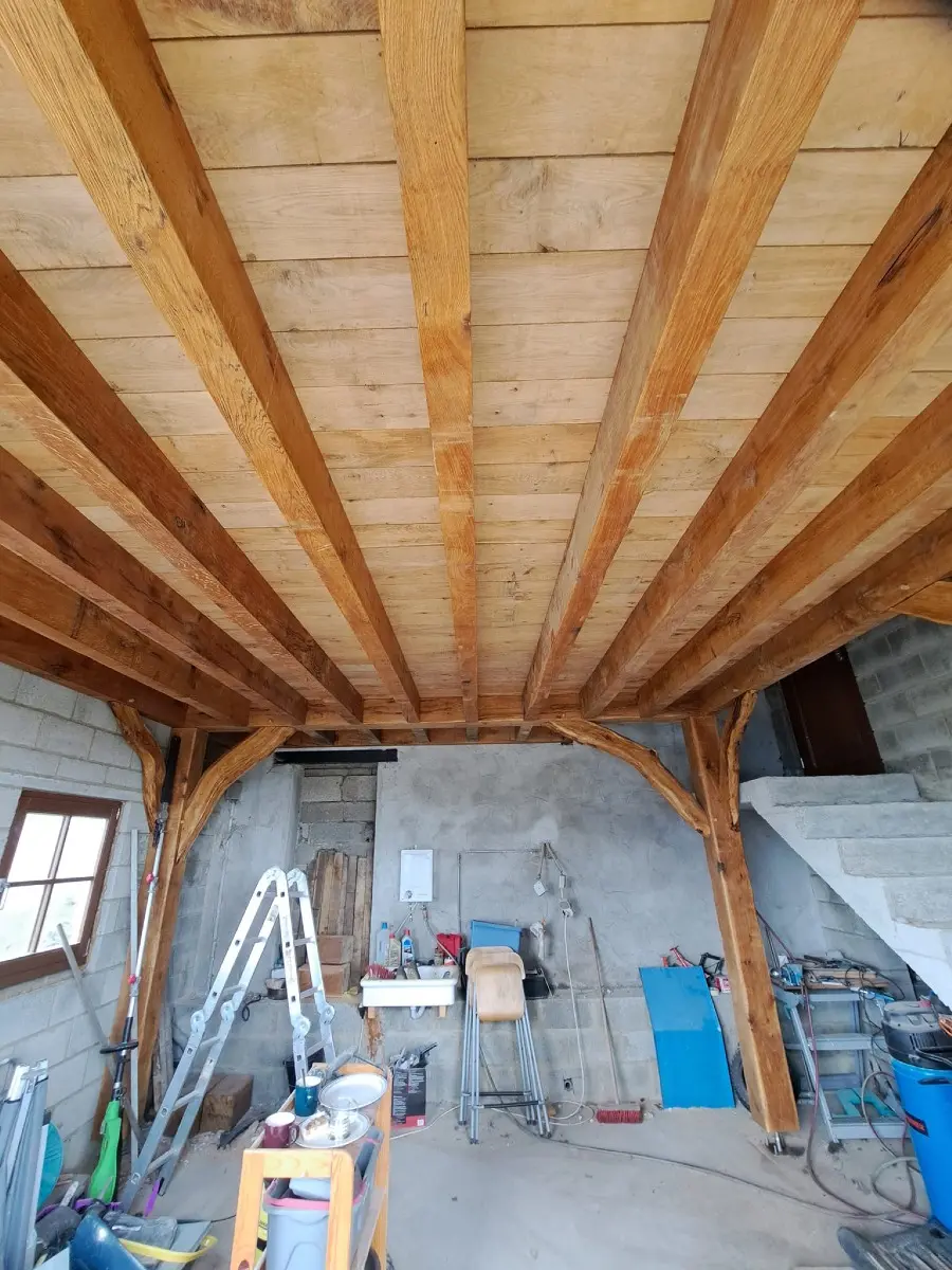 Plateforme en chêne sur Saint-Hubert